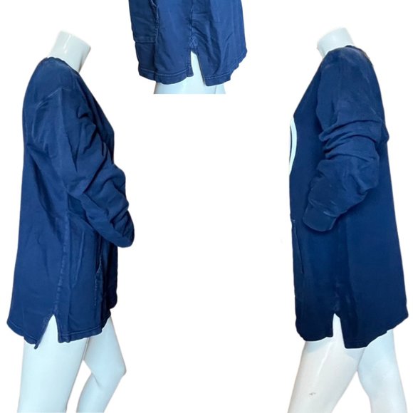 Women's Navy and Pink Logo Top Set - Picture 4 of 6